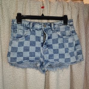 Checkered Rue 21 shorts